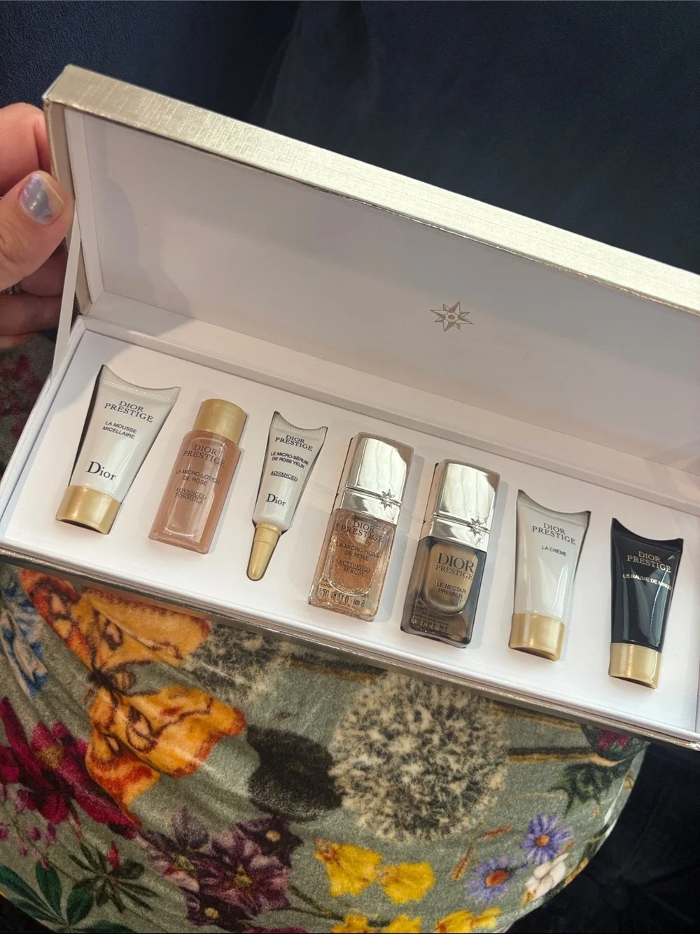Dior Prestige Box - Gold & White with Black Logo